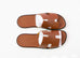 Hermes Men's Gold Brown Izmir Sandal 44 Shoes