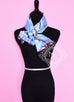 Hermes Ciel Bleu Glacier Twill Silk 90 cm Paperoles Scarf
