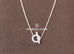 Hermes White Gold Diamond Finesse Pendant Necklace