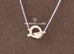 Hermes White Gold Diamond Finesse Pendant Necklace