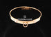 Hermes Rose Gold Diamond Collier de Chien CDC Bracelet ST