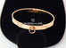 Hermes Rose Gold Diamond Collier de Chien CDC Bracelet ST