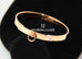 Hermes Rose Gold Diamond Collier de Chien CDC Bracelet ST
