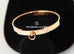 Hermes Rose Gold Diamond Collier de Chien CDC Bracelet ST