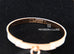 Hermes Rose Gold Diamond Collier de Chien CDC Bracelet ST