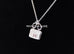 Hermes White Gold Diamond Constance Pendant Necklace