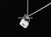 Hermes White Gold Diamond Constance Pendant Necklace