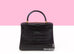 Hermes Kelly Retourne 28 Black Matte Alligator