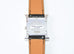 Hermes Diamond H Heure Watch MM Black Crocodile Strap