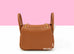 Hermes Mini Lindy Gold Brown - back