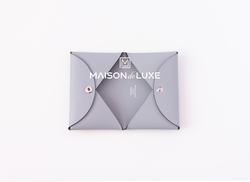 Hermes Blue Crocodile MC² MC2 Euclide Card Case Holder Wallet Bearn –  MAISON de LUXE