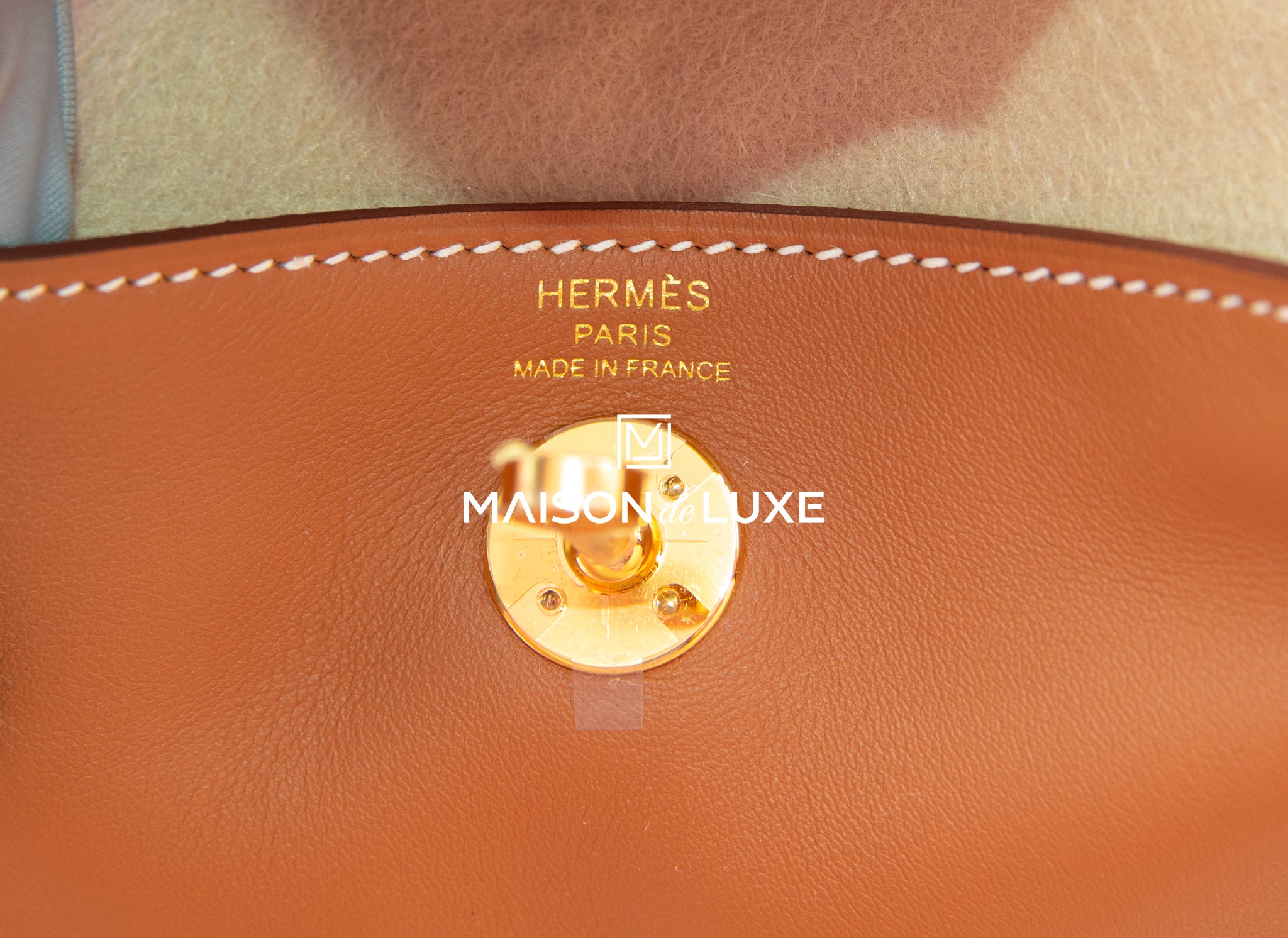 Hermes Gold Brown Swift Mini Lindy Gold Hardware Handbag Bag