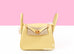 Hermes Mini Lindy Jaune Poussin Clemence - front