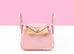 Hermes Mini Lindy Rose Sakura Swift - front