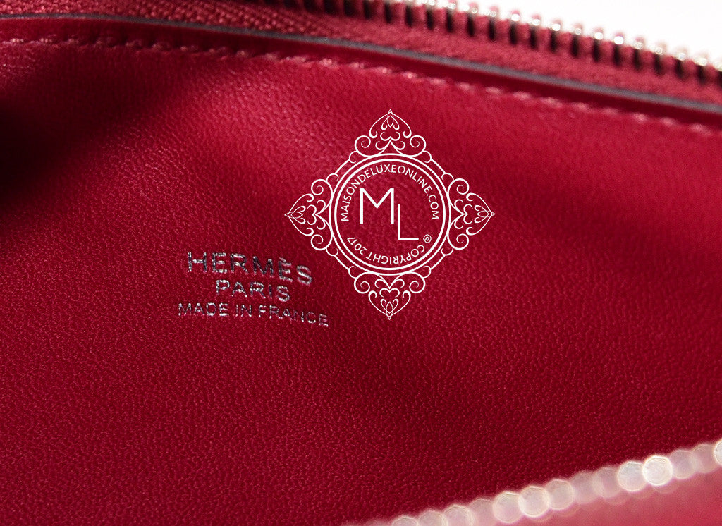 Hermes Rouge Grenat Red Epsom Bolide 27 Handbag - MAISON de LUXE