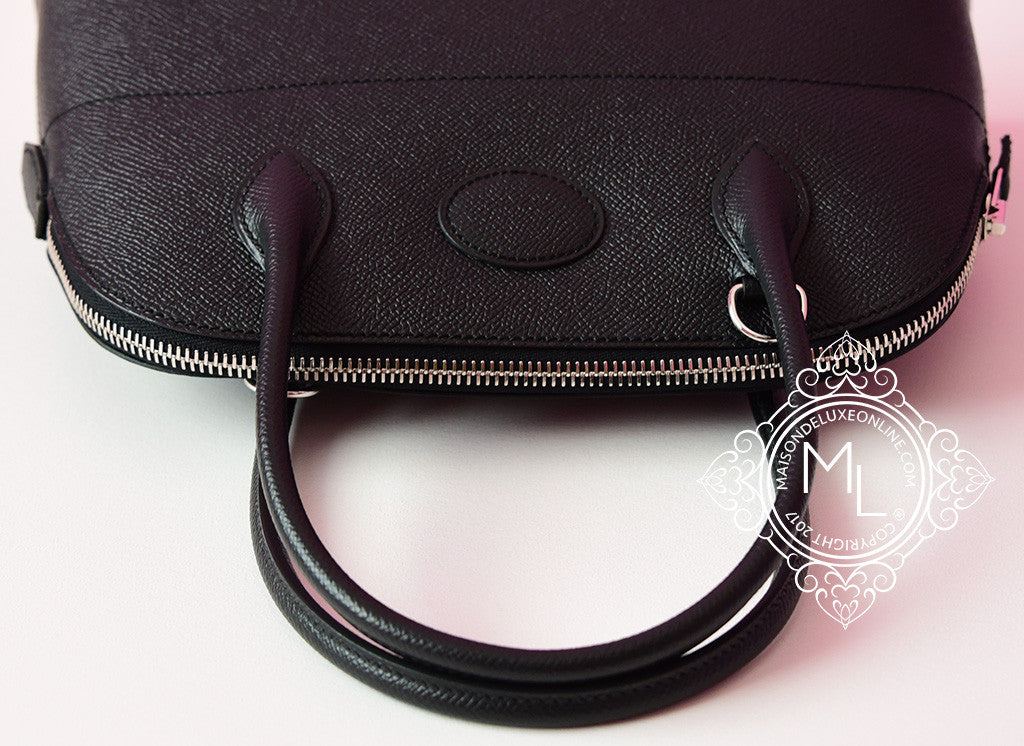 Hermes Noir Black Epsom Bolide 27 Handbag Bag - Kelly Birkin Constance –  MAISON de LUXE