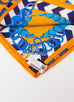 Hermes "Panoplie Equestre" Orange Twill Silk 90 cm Scarf