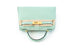 Hermes Mini Kelly II 20 Vert d'eau Matte Alligator
