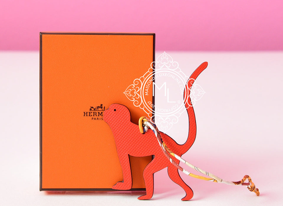 Hermes Rodeo PM Anumilo Rose Mexico Bag Charm Pink Horse Motif Key charm  Boxed