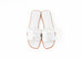 Hermes Women's White Oran Sandal 38