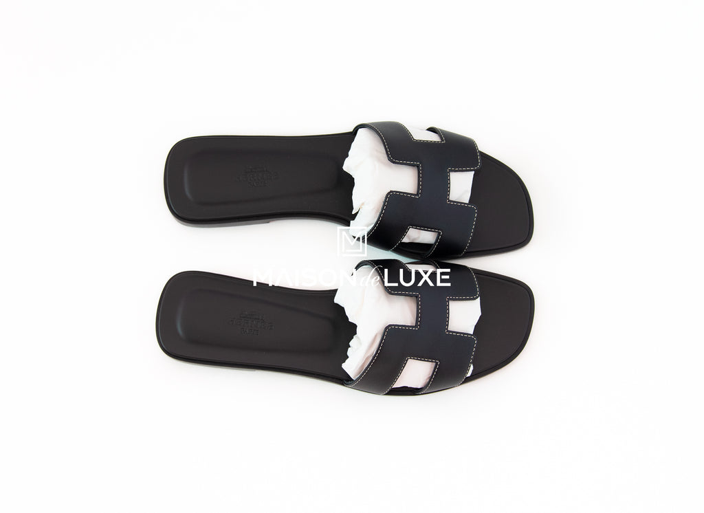 Hermes Women's Canvas Noisette / Beige Dore Oran 37.5 Sandal Shoes – MAISON  de LUXE