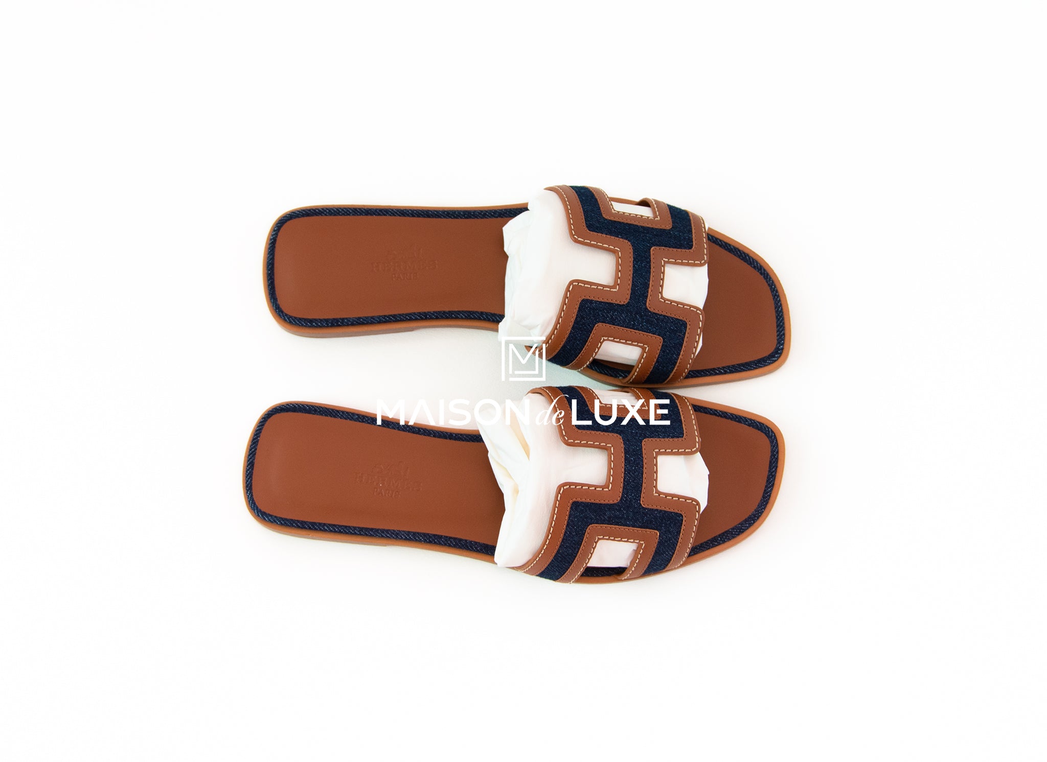 hermes oran sandals in bleu brut｜TikTok Search