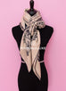 Hermes "Jungle Love Tattoo" Naturel Cashmere 140 GM Shawl Scarf