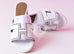 Hermes Womens White Perforated Oasis Sandal Slipper 36.5 Shoes