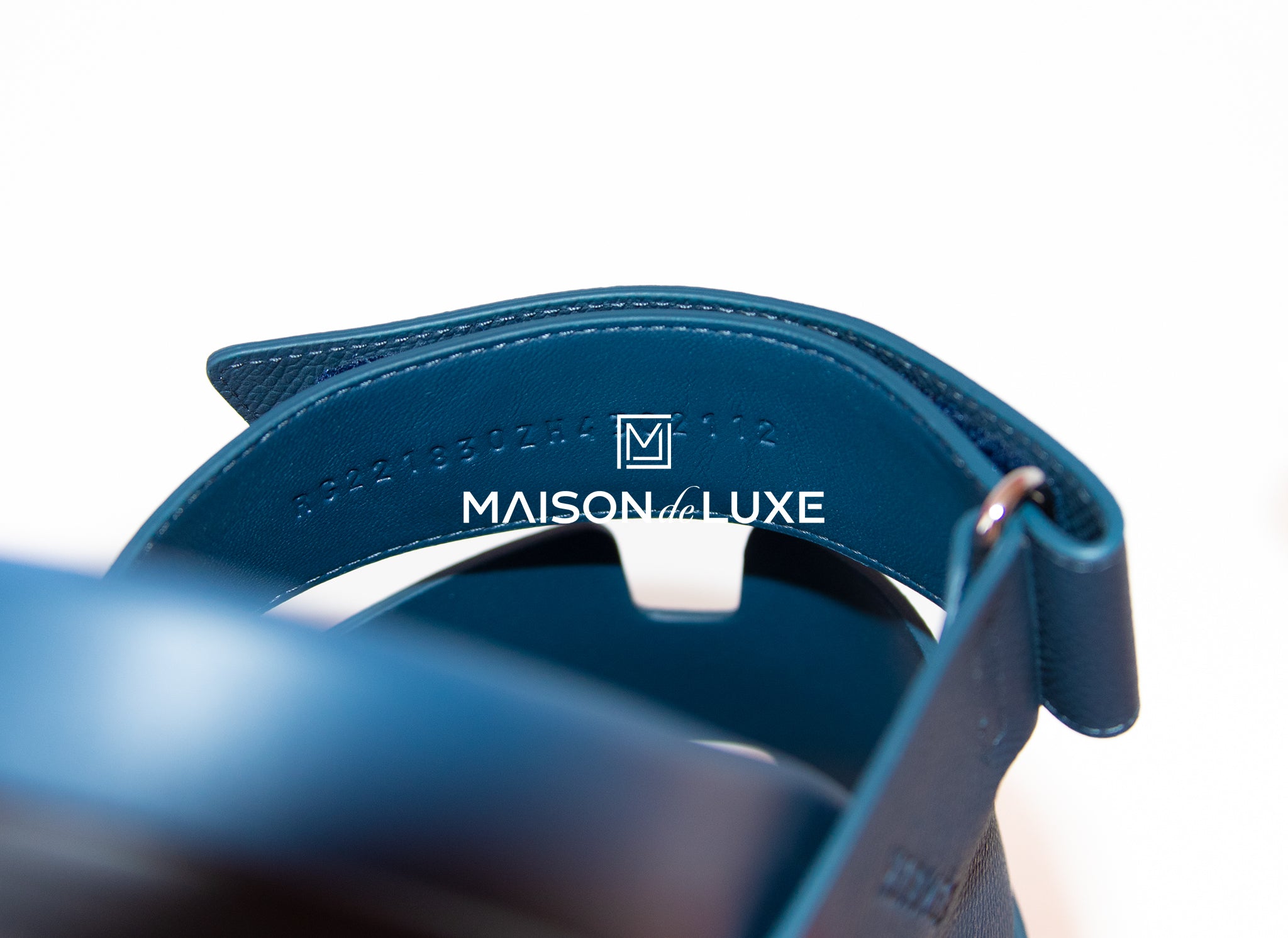 Hermes Men's Blue Celeste Chypre Sandal 43 Shoes – MAISON de LUXE