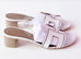 Hermes Womens White Perforated Oasis Sandal Slipper 36.5 Shoes