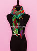 Hermes "Jaguar Quetzal" Multicolor Cashmere 140 GM Shawl Scarf