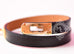 Hermes Noir Black GHW Kelly Double Tour Bracelet Cuff S