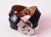 Hermes Noir Black PHW Kelly Double Tour Bracelet Cuff S