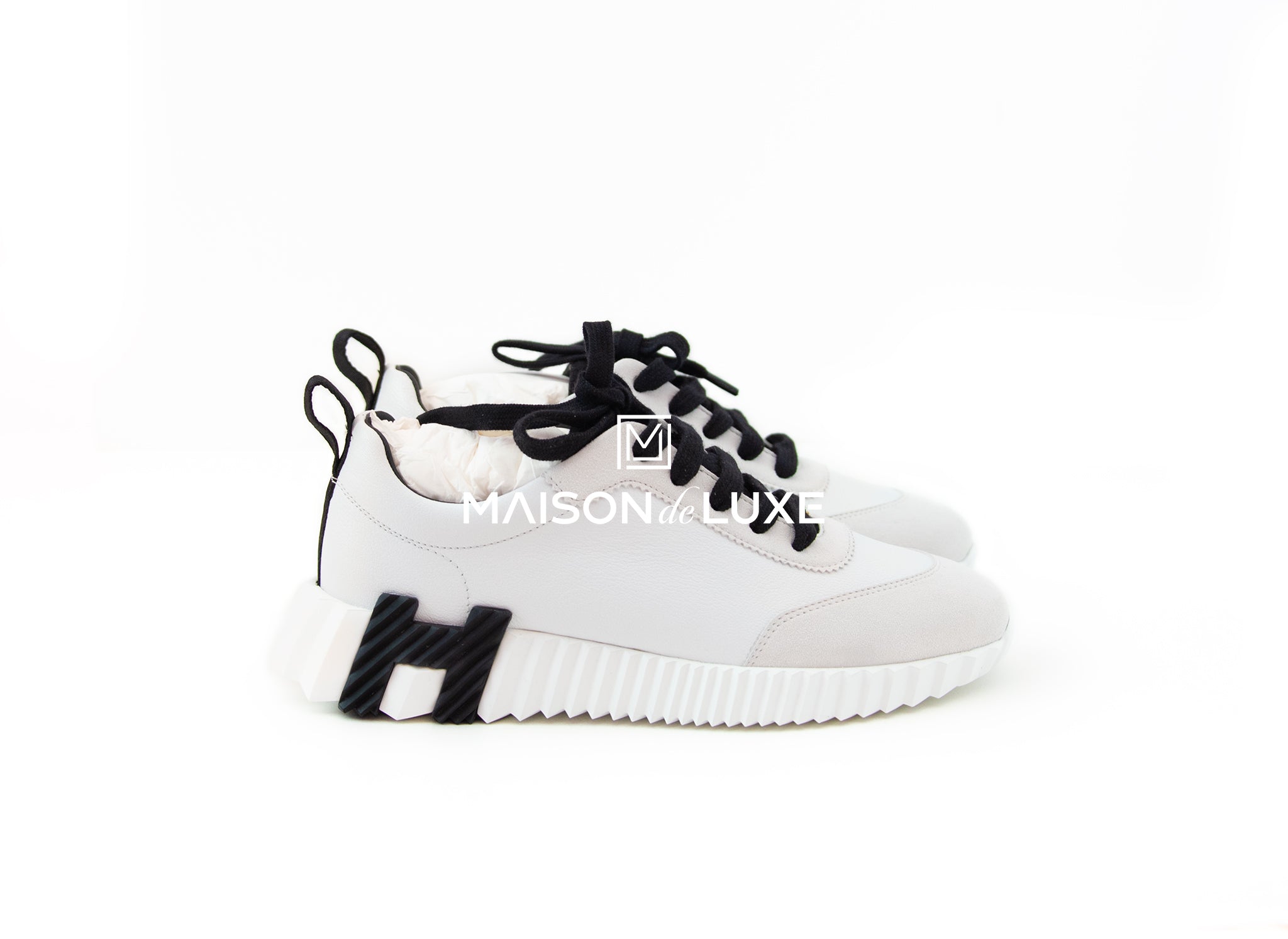 Hermes Women's White Bouncing 36 Sneaker Shoes – MAISON de LUXE