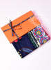 Hermes "The Savana Dance" Blue Cashmere 140 GM Shawl Scarf