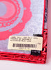 Hermes Black Red Twill Silk 90 cm Parures De Samourais Scarf
