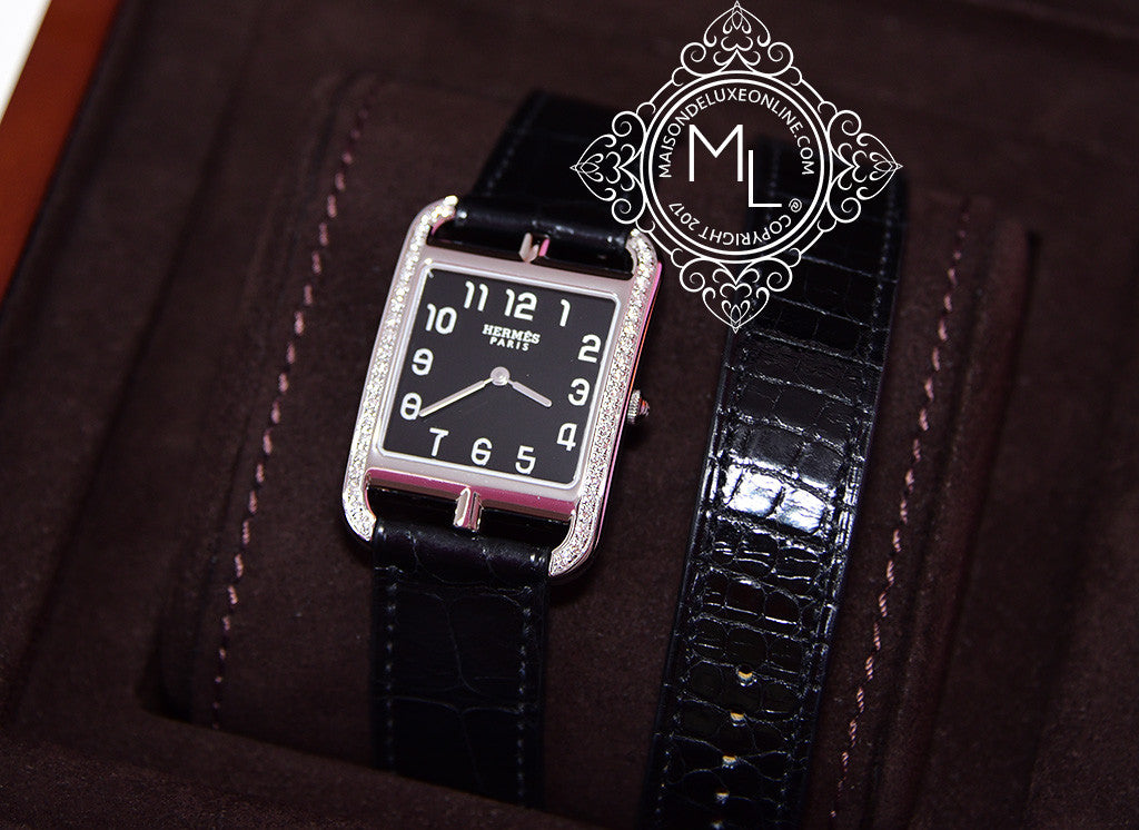 Hermes watch diamond mens Clearance