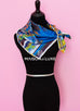 Hermes "Acte III, Scene I, La Clairiere" Marine Twill Silk 90 cm Scarf