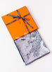 Hermes "Dans l'atelier de Robert Dallet Finesse" Twill Silk 90 cm Scarf