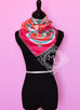 Hermes Corail Fuchsia Twill Silk 90 cm Paperoles Scarf