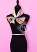 Hermes Ivory Aqua Twill Silk 90 cm Sangles en Zigzag Scarf