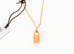 Hermes Rose Gold Amulettes Cadenas Pendant Necklace