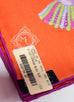 Hermes Red Orange Twill Silk 90 cm Paperoles Scarf