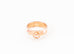 Hermes Rose Gold Collier de chien Ring 52