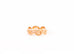 Hermes Rose Gold Chaine d'ancre Enchainee Ring 51