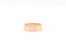 Hermes Rose Gold Diamond H d'ancre Ring 53