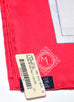 Hermes White Red Twill Silk 90 cm On a Summer Day Scarf