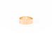 Hermes Rose Gold Diamond H d'ancre Ring 53