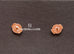 Hermes Rose Gold Chaîne d'Ancre Earring Studs