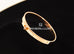 Hermes Rose Gold 4 Diamonds Kelly Bracelet SH